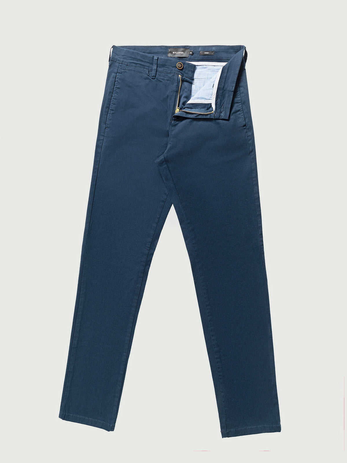 Blue Premium Skinny Twill Pants