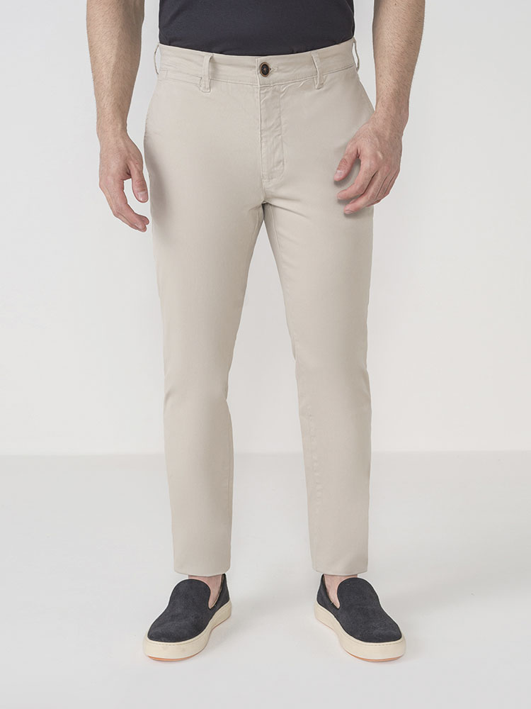 Sand Skinny Chino Twill Pants