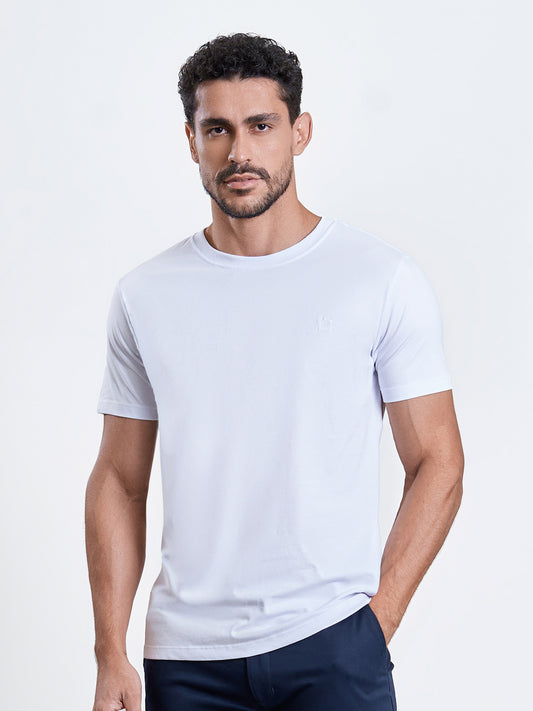 White Cotton T-Shirt