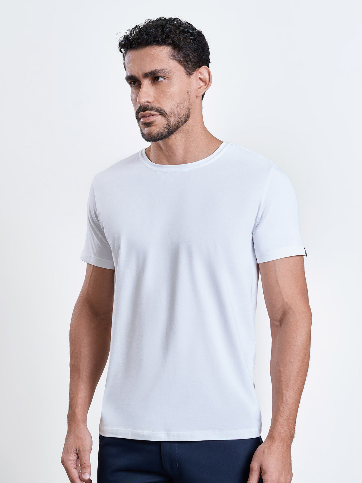 White Cairo Egyptian Cotton T-Shirt