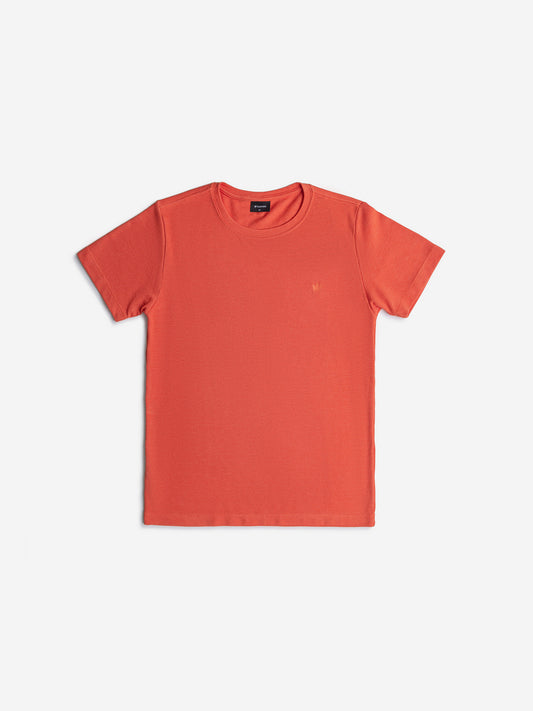 Orange Pique T-Shirt